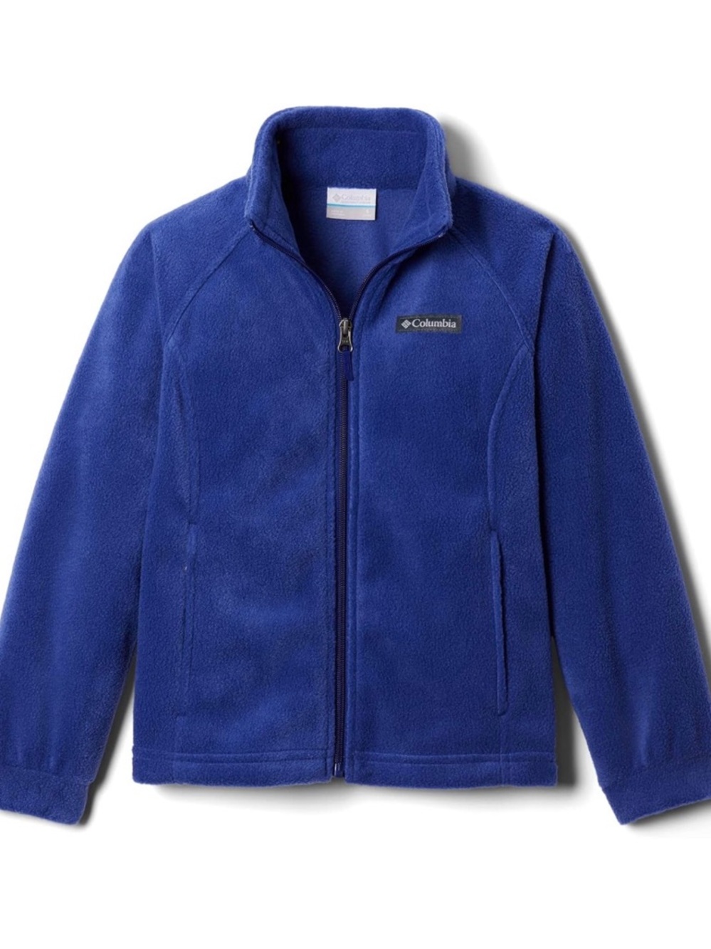 Columbia Blue Full-Zip Fleece Jacket